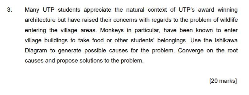 3. Many UTP students appreciate the natural