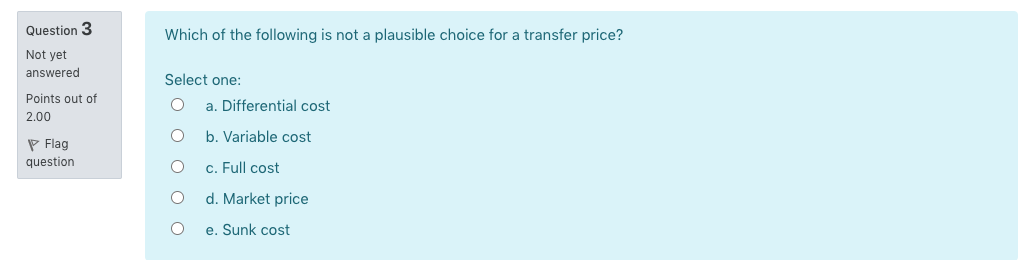 Question 1 Not yet answered The new CEO of a