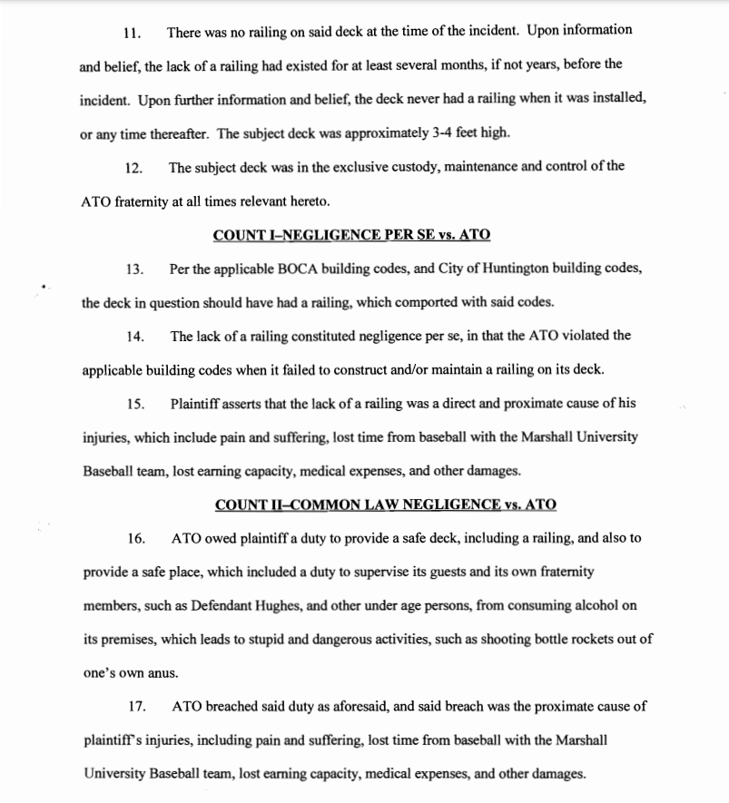 Please identify 5 key facts not stated in the