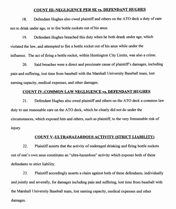 Please identify 5 key facts not stated in the