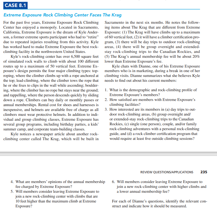 Read the case carefully. For research objectives