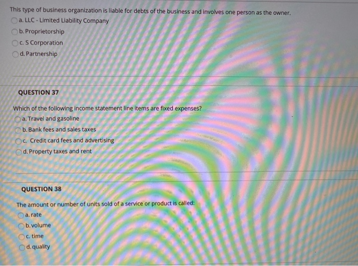 This type of business organization is liable for