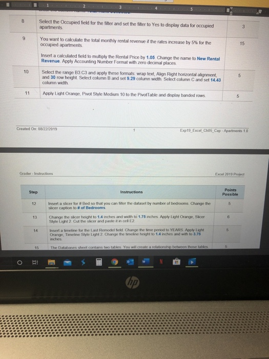 I need solution for excel the word file have all