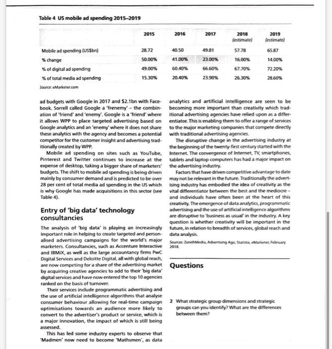 USE THE CASE STUDY pleasd answer the following