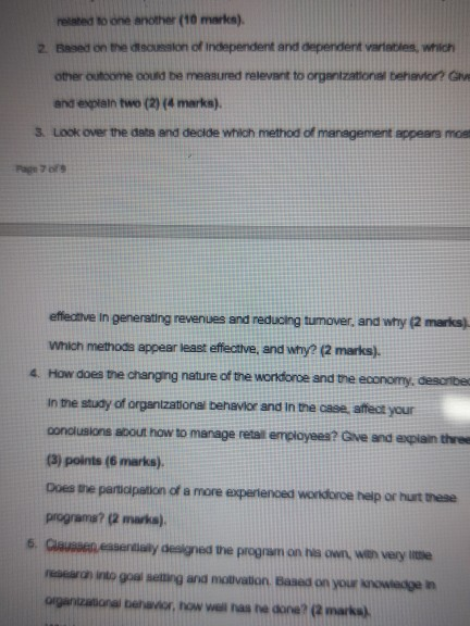 Managing Motivation in a difficult Economy ( Case