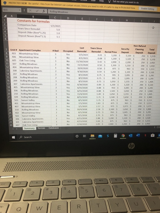 I need solution for excel the word file have all