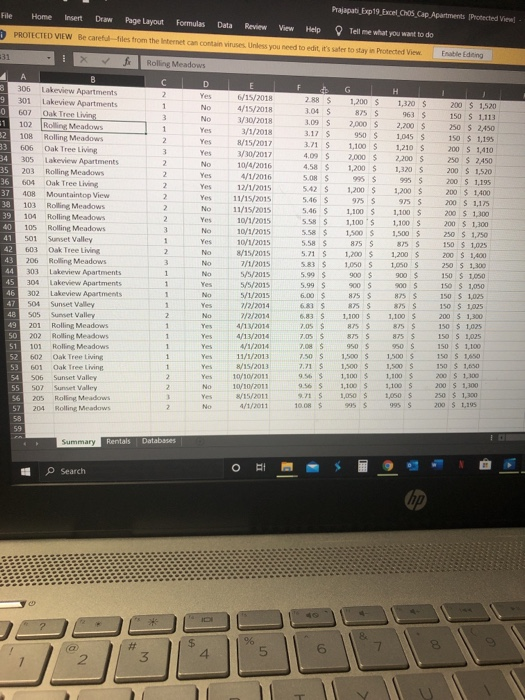 I need solution for excel the word file have all