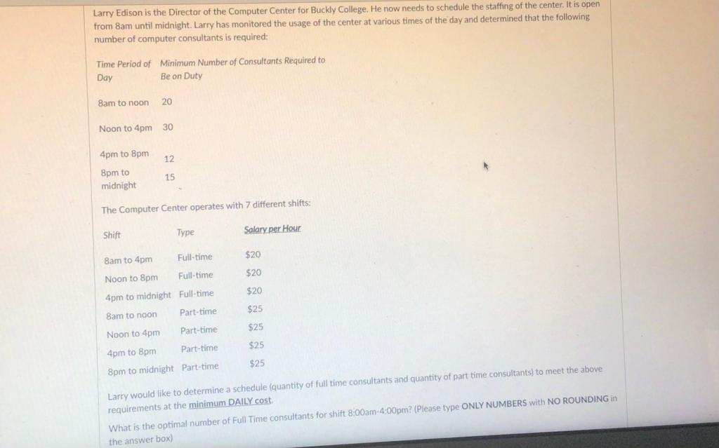 Larry Edison is the Director of the Computer