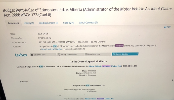 blaw Budget Rent-A-Car of Edmonton Ltd. v.
