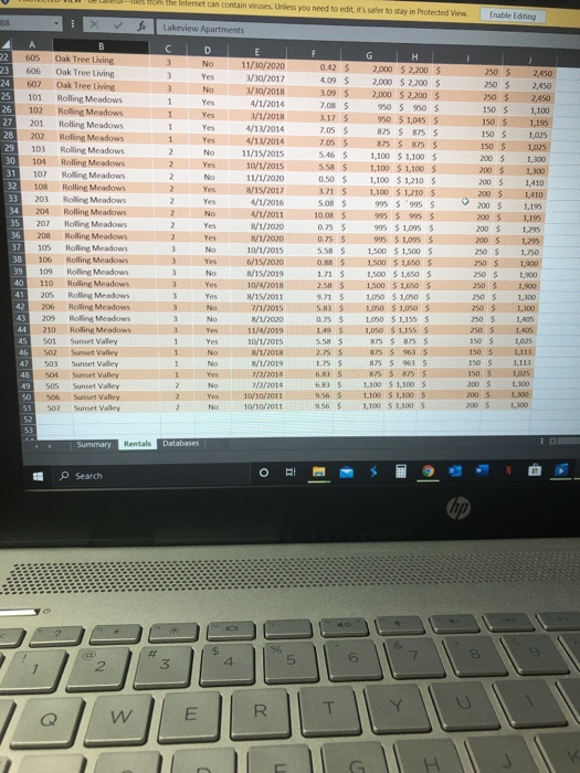 I need solution for excel the word file have all