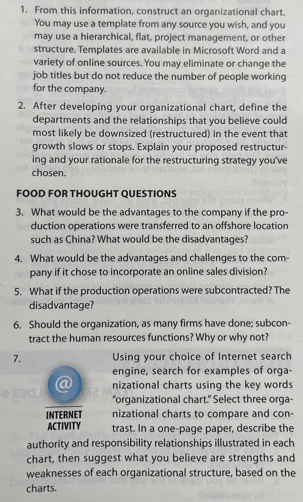 Please answer questions 1 - 7 with 20 - 25