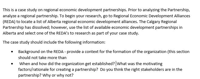 This is a case study on regional economic