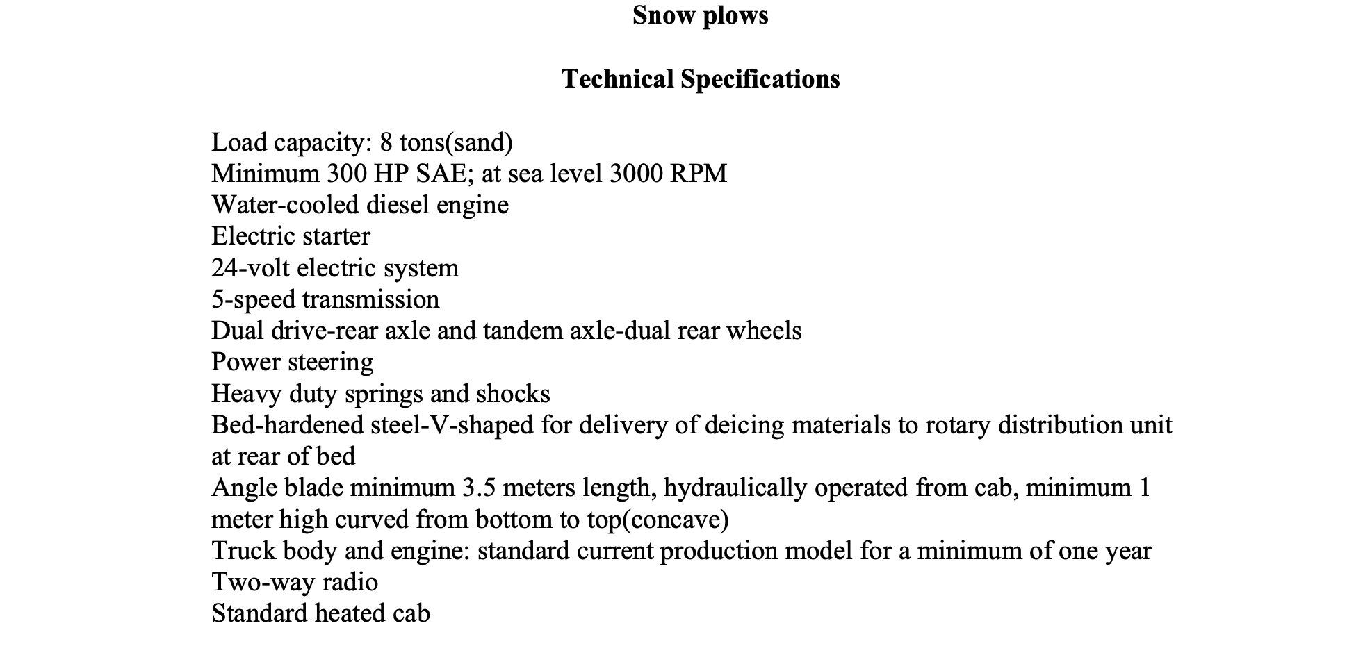 Goods: Evaluation and Award( Technical