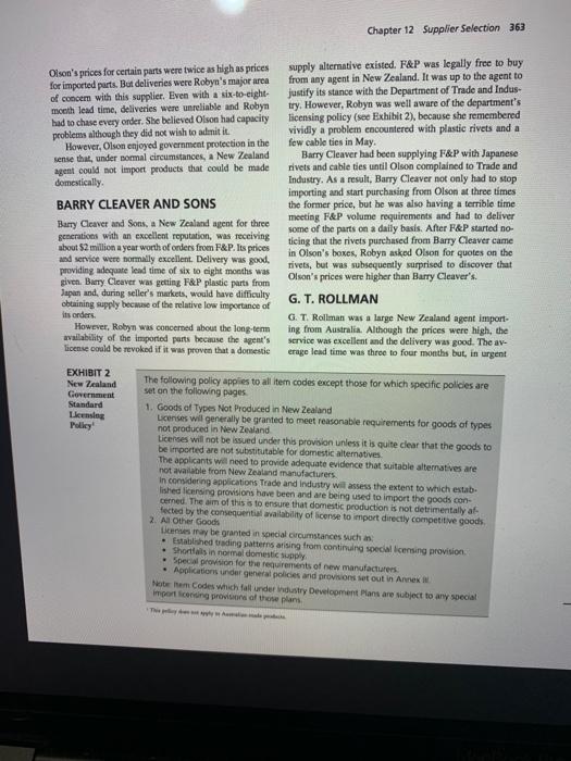 Please thoroughly study Chapter 12 and carefully