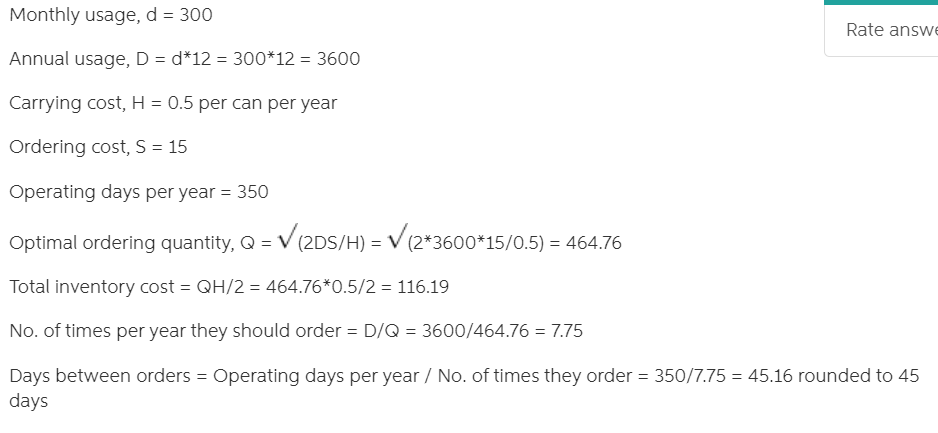 If you could show the math/work that would be