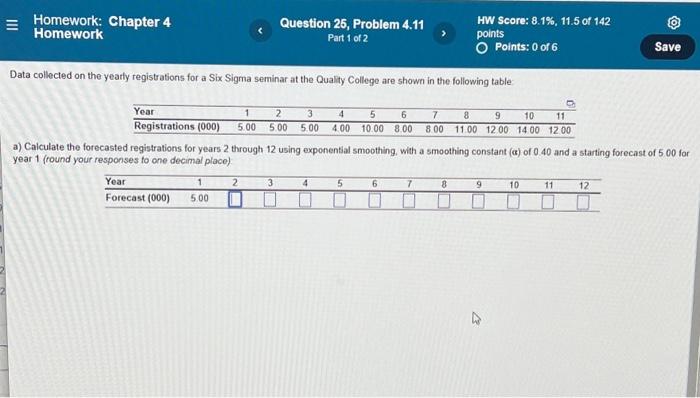 Question 25. Part 1-2. Homework: Chapter 4