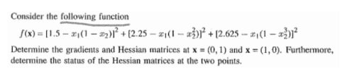Consider the following function $(x) = [1.5 -