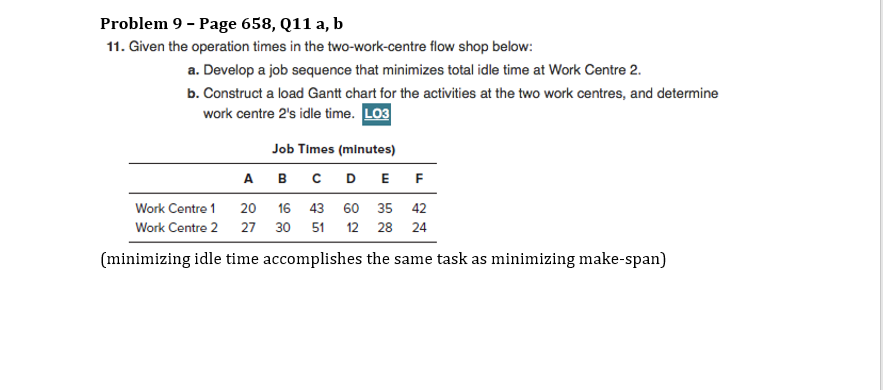 Problem 9 - Page 658, Q11 a, b 11. Given the