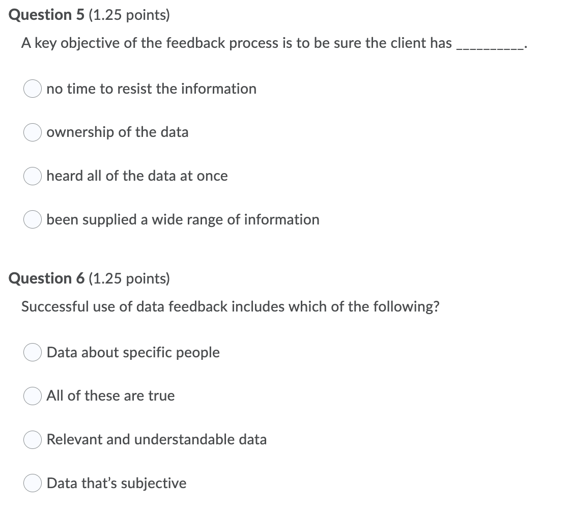 Question 1 (1.25 points) The process through