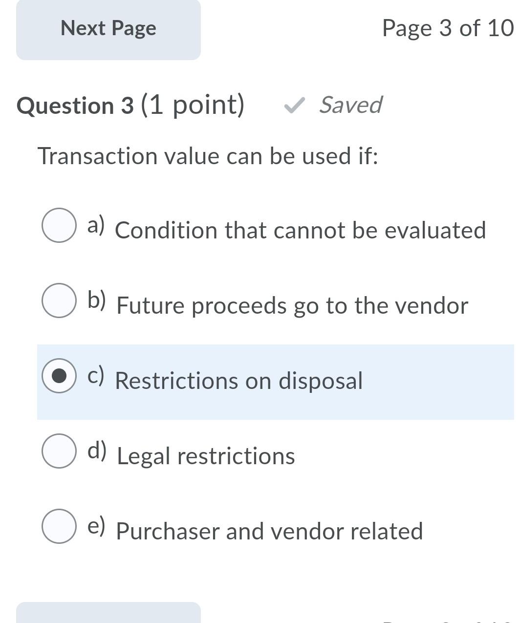 Question 4 (1 point) Saving... You must