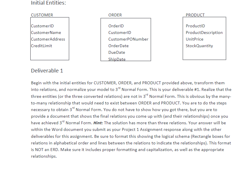 I need Deliverable 2 done, I've attached a copy