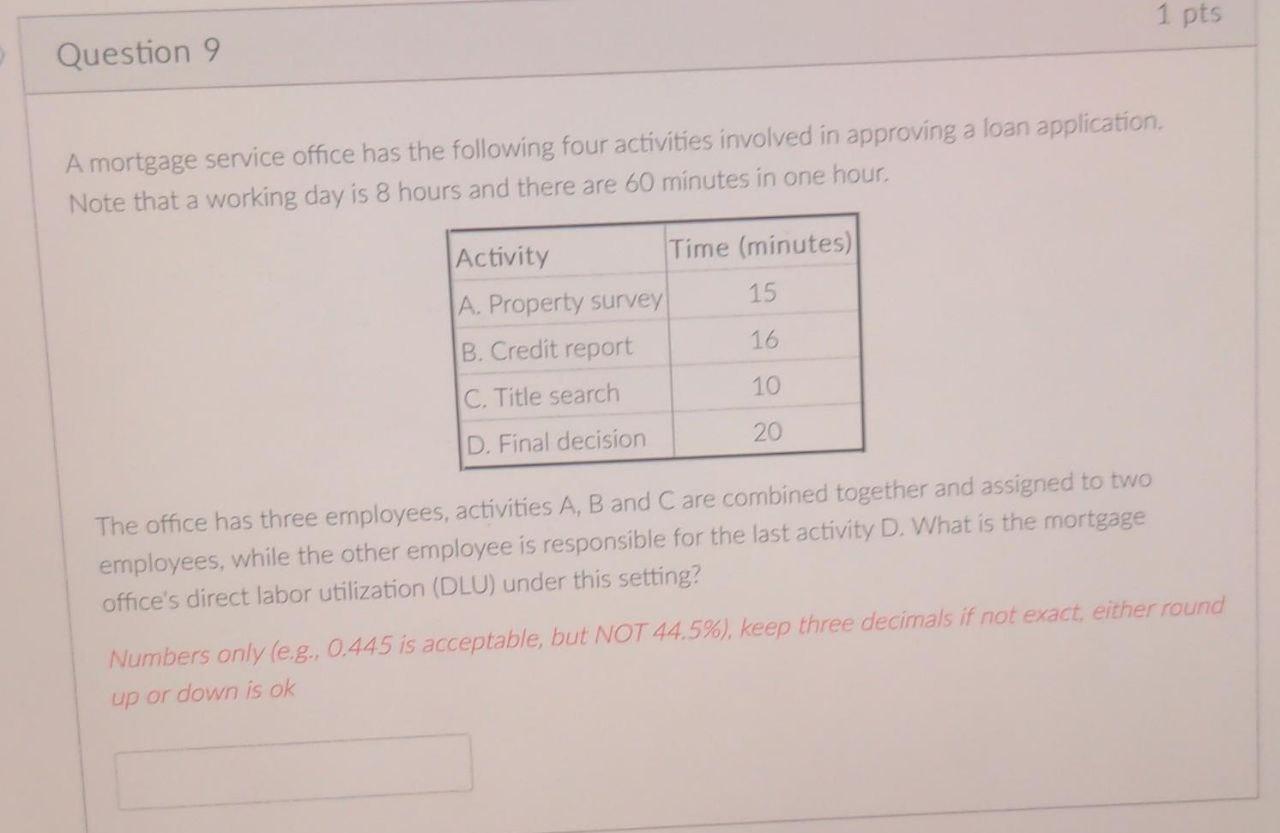 I need the answer as soon as possible 1 pts