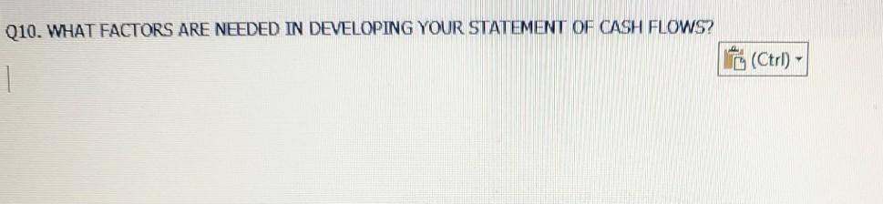 what factors are needed in developing your