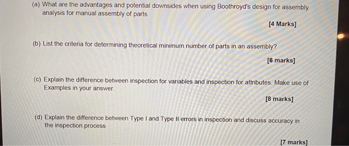 (a) What are the advantages and potential