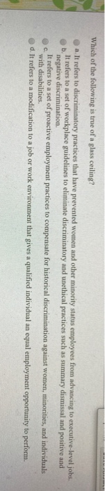 Which of the following is true of a glass