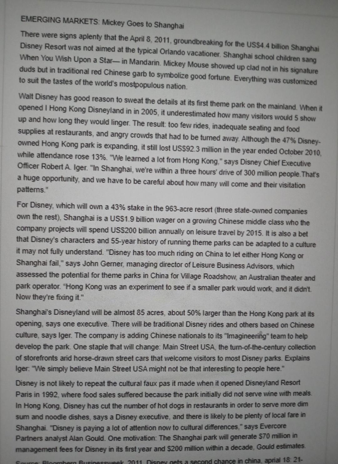 Provide a broad explanation as to the main