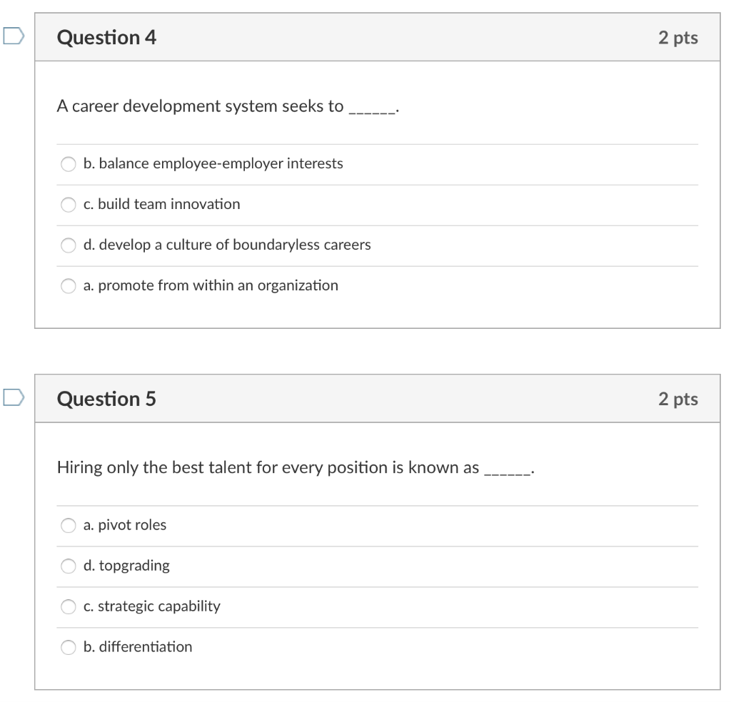 Question 2 2 pts According to leaders, which of