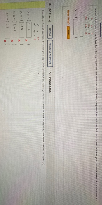 linear equations has infinitely many solutions,