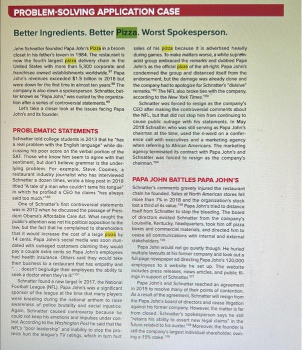 this is a case study. answers should be in short