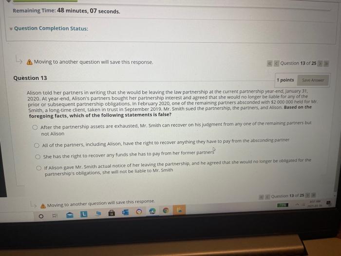 estion Completion Status: Save and A Click Submit