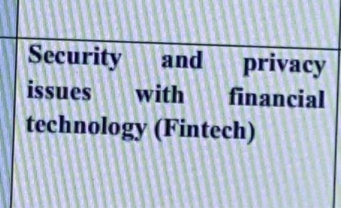 write introduction on this Security and privacy
