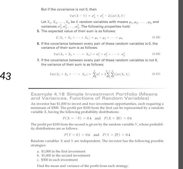 8 . But if the covariance is not 0, then Varl