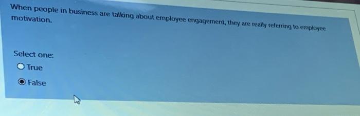 When people in business are talking about