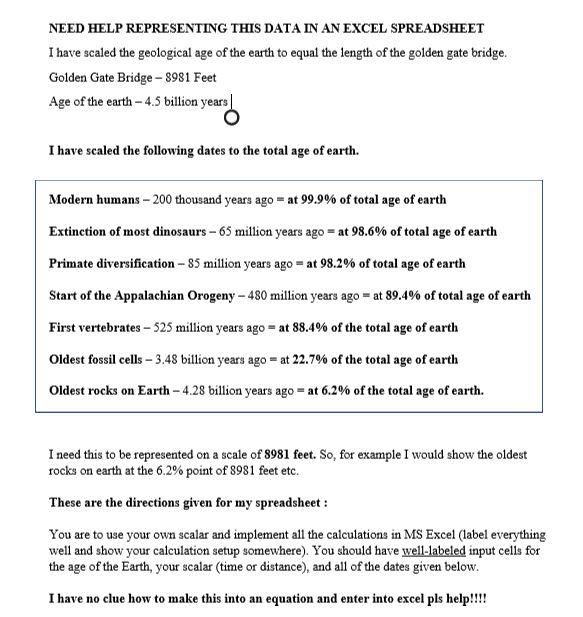 undefined NEED HELP REPRESENTING THIS DATA IN AN