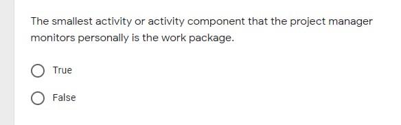 subject : project management note : I need answer