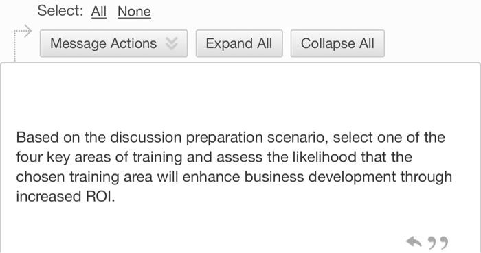 Select: All None Message Actions Expand All