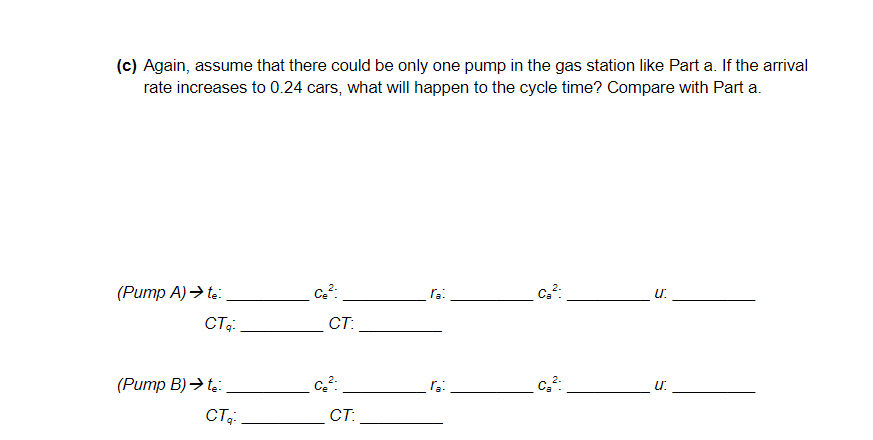 1. Consider two digital fuel pumps A and B that