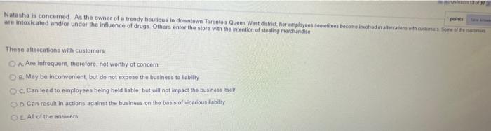 Moving to another question will save this