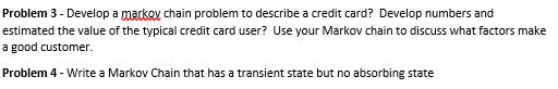 PLEASE TYPE THE ANSWER! Problem 3 - Develop a