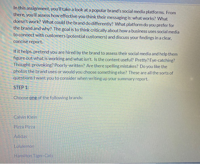 In this assignment, you'll take a look at a