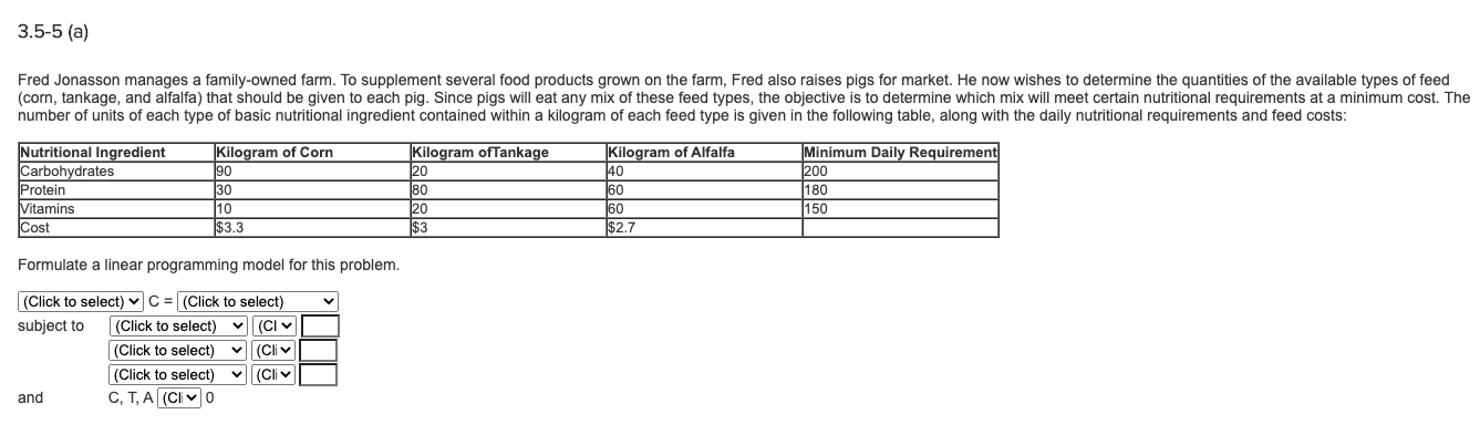 This questions related to Operation research