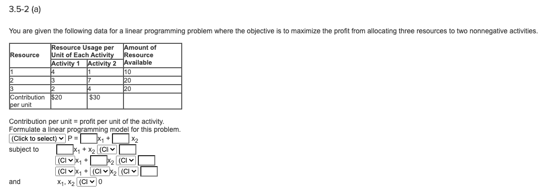 This questions related to Operation research