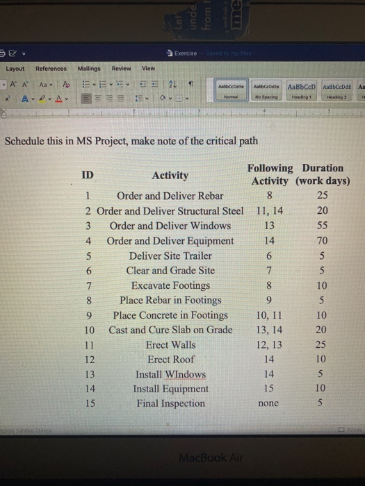 unde from F Exercise Saved to my Mac Mailings