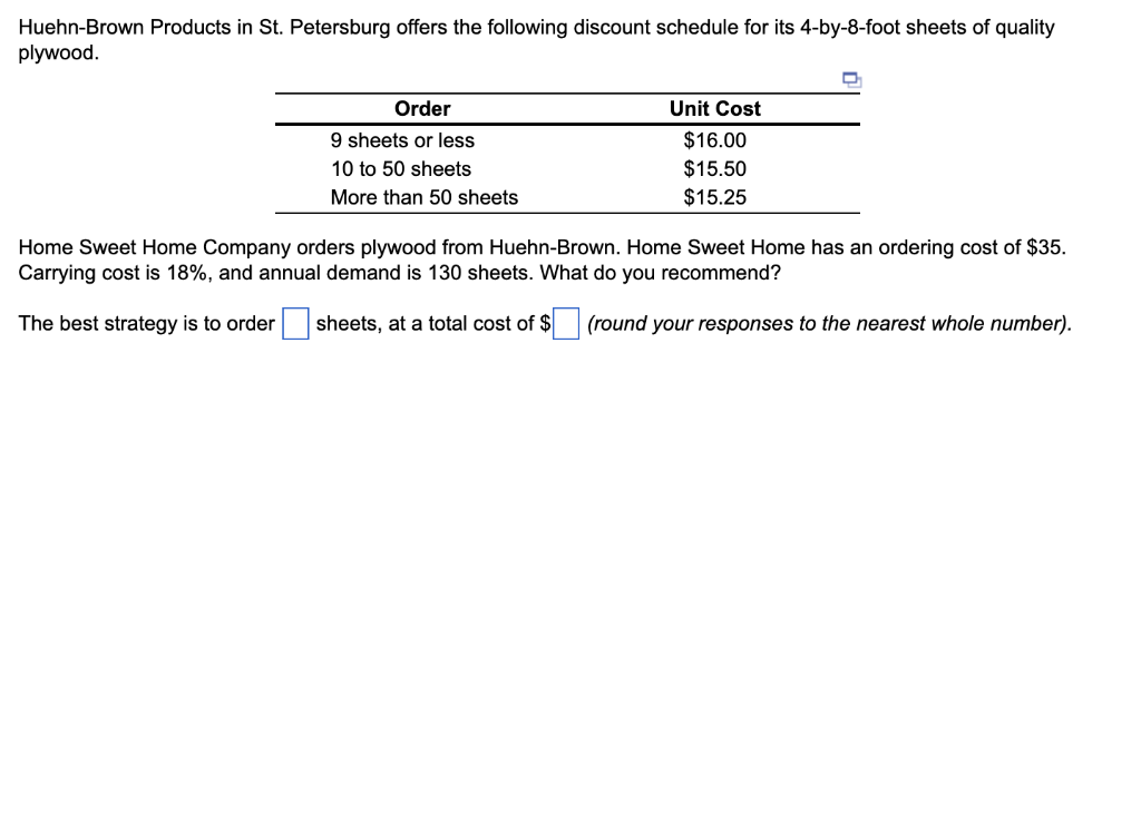 Huehn-Brown Products in St. Petersburg offers the