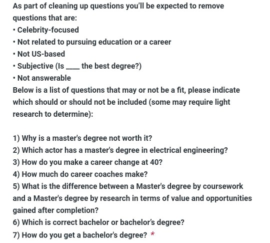 please give a standard answer As part of cleaning