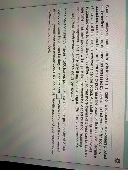 Charles Lackey operates a bakery in Idaho Falls,